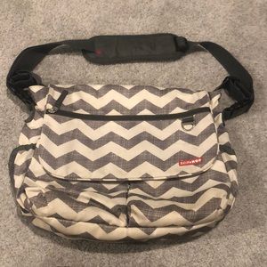 Skip How Chevron Diaper Bag